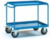 Tischwagen mit Stahlblechwannen 2 Etagen 850x500mm Ladefläche - Fetra