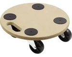 Meister Werkzeuge - 0821350 Transportroller Holz Traglast (max.): 150 Kg 350 Mm X 350