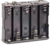 Goobay - 12460 Batteriehalter 10x Mignon (aa) Druckknopfanschluss (l X B X H) 77 X 60