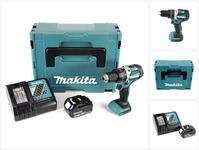 Makita Dhp 484 Rt1j 18v Brushless Li-ion Akku Schlagbohrschrauber Im Makpac...
