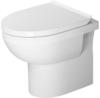 Stand-WC basic rimless durastyle tief, 365 x 560 mm, Abgang waagerecht HygieneGlaze