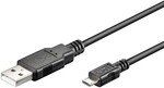 Usb 2.0 Kabel Usb-a/micro-usb, 0,3 M - Goobay