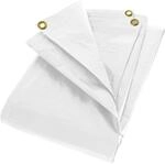 Zill Gewebeplane Wei&szlig; 280 G/m&sup2; Pe - Holzabdeckplane Abdeck-plane Schutzplane Gewebe