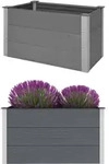 Garten-hochbeet Wpc 100 X 50 X 54 Cm Grau - Vidaxl