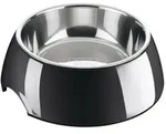 Hundenapf Hunter Melamin-edelstahl Schwarz 700 Ml (22 X 22 X 11,5 Cm)