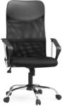 B&uuml;rostuhl Chefsessel Schreibtischstuhl Pure Net Netzstoff / Kunstleder Schwarz Chrom