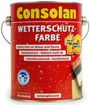 Consolan Wetterschutzfarbe Anthrazit, 750ml