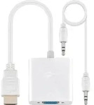 Goobay - HdmiTM/vga-adapter, Vernickelt, HdmiTM-stecker (typ A) Vga-buchse