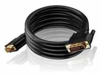 PureInstall PI4200 - DVI-Kabel - Dual Link - dvi-d (m) bis dvi-d (m) - 50cm - Schwarz