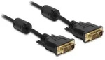 Delock 83191 Dvi Kabel 3 M Dvi-d Schwarz - Dvi Kabel (3 M, Dvi-d, Dvi-d, Gold,