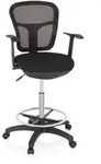 Arbeitsstuhl / Counterstuhl Top Work 108 Netz Schwarz Hjh Office