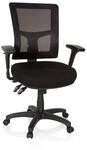 B&uuml;rostuhl / Drehstuhl Impact Pro Stoff Schwarz Hjh Office