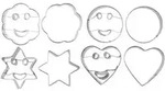 Ausstecher Smiley 6 X 3 Cm, 2 St&uuml;ck K&uuml;chenutensilien - Fackelmann