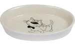 Nobby Katzennapf Keramik Oval &Oslash; 17 Cm - 120 Ml Creme-beige Katzenn&auml;pfe