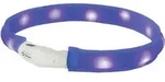 Nobby - Led Leuchthalsband Visible Breit Blau F&uuml;r Hunde Mit L&auml;ngerem Fell