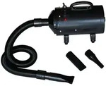 Hundetrockner Mit 3 D&uuml;sen Schwarz 2400 W - Vidaxl