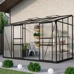 Vitavia - Anlehn-gew&auml;chshaus 'osiris 6500', Schwarz, 6,5 M2, 4 Mm Hkp