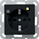 Gira Fi-schutzsteckd. 30 Ma Sp System 55 Schwarz M [2677005], 2677 005