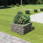 Vidaxl - Gabionen-hochbeet Verzinkter Stahl 90&times;90&times;50 Cm