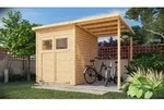 Alpholz Ger&auml;tehaus Mollie Plus Ger&auml;tehaus Aus Holz, Ger&auml;teschrank Mit 14 Mm