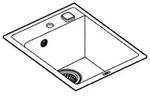 Grohe Einbaubecken K700 50-c 40/50 1.0, Granit Schwarz
