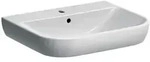 Keramag - Geberit Smyle - Waschtisch 60x48 Cm, Mit &Uuml;berlauf, 1 Hahnloch, Wei&szlig;
