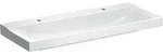 Geberit - Xeno 2 Waschtisch Mit 2 Hahnl&ouml;cher, Ohne &Uuml;berlauf, 120x48