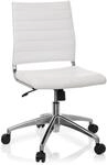 B&uuml;rostuhl / Drehstuhl Trisha Kunstleder Wei&szlig; Hjh Office