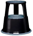 Wedo - Rollhocker Stahlblech Schwarz - 212101