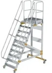 Plattformtreppe 60&deg; Fahrbar Stufenbreite 0,8 M 10 Stufen - 600730 - G&uuml;nzburger