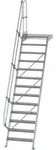 G&uuml;nzburger Steigtechnik - Treppe Mit Plattform 60&deg; Stufenbreite 800 Mm 13 Stufen
