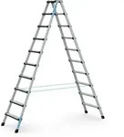 Comfortstep B Stufen-stehleiter Mit Gepolsterter Stufen-vorderkante, Beidseitig