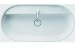 Duravit - Luv - Aufsatzwaschtisch, 80x40 Cm, Mit 1 Hahnloch, Duraceram, Alpinwei&szlig;