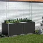 Kgt - Aluminium-hochbeet '210', Silber, 2,05 X 0,91 X 0,77 M (l X B X H)