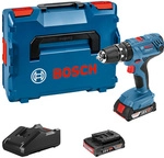 Bosch Akku-schlagbohrschrauber Gsb 18v-21 Mit 2 X 2,0 Ah Akku + Lader In L-boxx