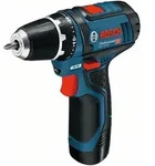 12v Akku-schrauber Gsr 12v-15 Bosch + 1 Batt.2ah - 060186810f