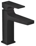 Metropol - Waschtischarmatur Mit Ablaufgarnitur Push-open, Schwarzmatt 32507670 -