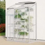 Vitavia - Anlehn-gew&auml;chshaus 'styx 900', Aluminium Eloxiert, 0,9 M2, 3 Mm Esg