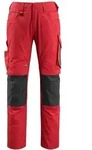 Mascot Unique Bundhose Mannheim 12679-442-0209 Gr. 27 Rot/schwarz