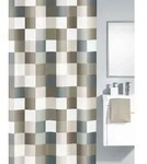 Kleine Wolke Duschvorhang Check Taupe 180x200 Cm Duschvorh&auml;nge