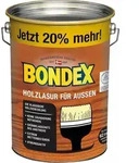 Holzlasur F&uuml;r Au&szlig;en 4,8 L Dunkelgrau Lasur Holzschutz - Bondex