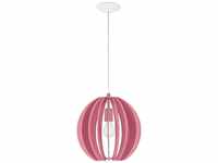 Eglo - Decken Pendel Lampe pink Holz Lamellen Design Mädchen Kinder Schlaf...