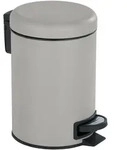 Kosmetik Treteimer Leman Taupe 3 L, Kosmetikeimer, M&uuml;lleimer, Taupe, Stahl Taupe,