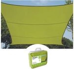 Sonnensegel - Rechteckig - 2 X 3 M - Farbe: Gelbgr&uuml;n