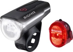 Sigma Fahrrad-scheinwerfer Aura 60 / Nugget Set Led Akkubetrieben Schwarz