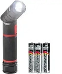 Taschenlampe Led I Lampe F&uuml;r Elektriker Mit Schwarzlicht I Inkl. 3x Aaa-batterien,