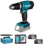 Bohrhammer Makita Dhp453rfj 18 V 3 Ah