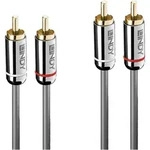 35346 Rca Audio Anschlusskabel [2x Cinch-stecker - 2x Cinch-stecker] 2 M Anthrazit -