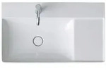 Duravit - Durasquare Waschtisch, 80x47cm, 1 Hahnloch, Becken Links,
