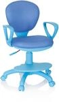 Kinderstuhl / Kinderschreibtischstuhl Kid Colour Stoff Blau Hjh Office